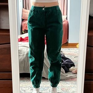 Forever 21, size small, mid-rise, green